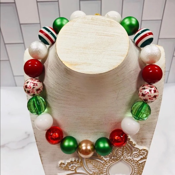 Handmade Christmas Necklace - Picture 1 of 4